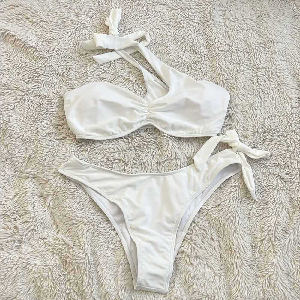 White bikini